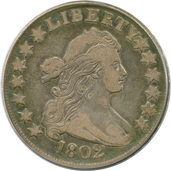 image for: 1802 50c  PCGS VF25