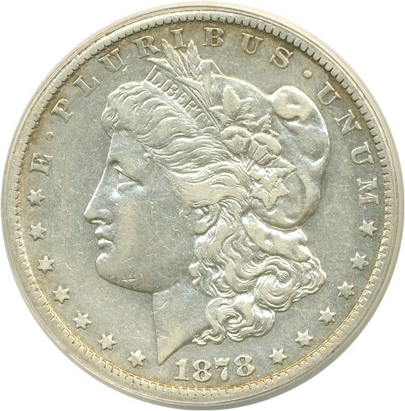 image for: Top 100 VAM: 1878-CC $1 VAM 24  DDO ANACS XF40 Details (Cleaned)  