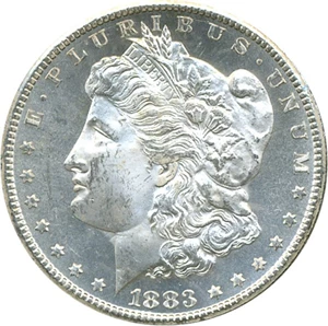 image for: 1883-CC $1 GSA Hoard/NGC MS63 DMPL