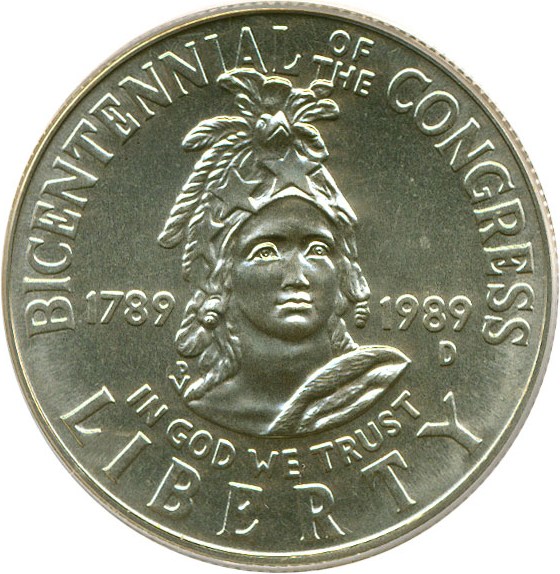 image for: 1989-D 50c Congress PCGS MS69 