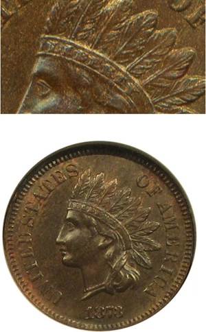 image for: 1873 1c Doubled Die Obverse, Closed 3 NGC/CAC MS63 BN (FS-009)