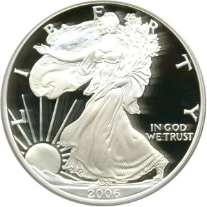 image for: 2006-W $1 Silver Eagle PCGS Proof 69 DCameo