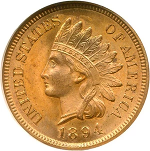 image for: 1894 1c NGC MS64 RD