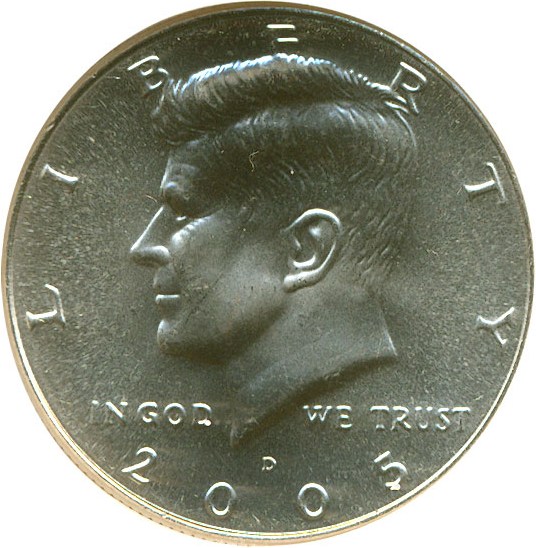 image for: 2005-D 50c Satin Finish NGC MS67 