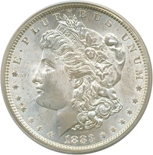 image for: 1883 $1 PCGS MS65