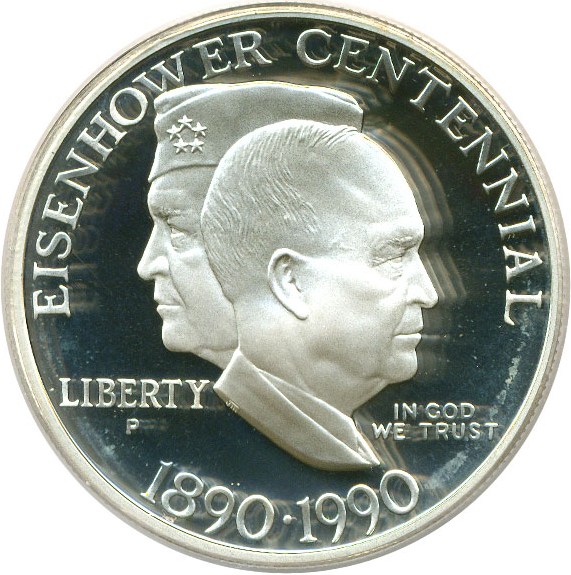 image for: 1990-P $1 Eisenhower PCGS Proof 69 DCameo