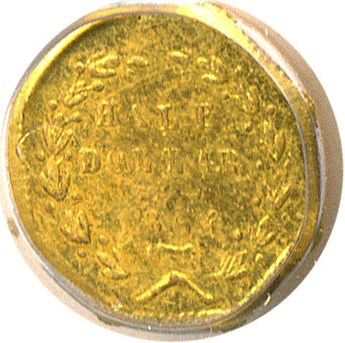 image for: Cal Gold: 1864 50c BG-918 PCGS MS61 