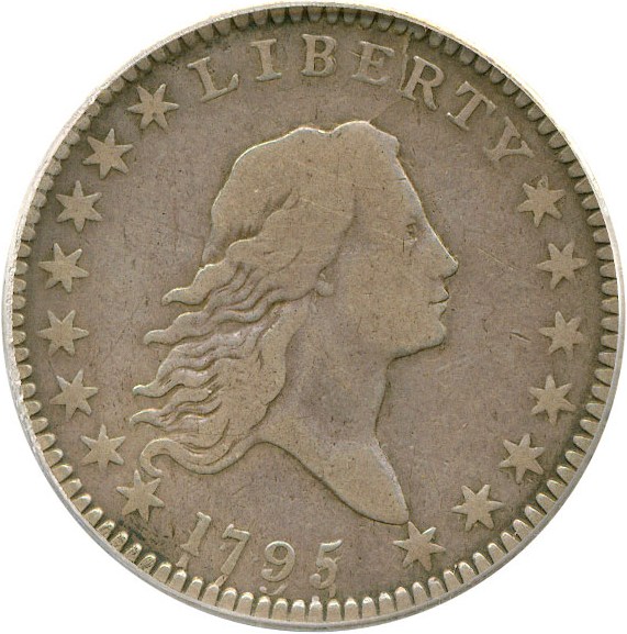 image for: 1795/1795 50c 2 Leaves PCGS F12 (O-112)