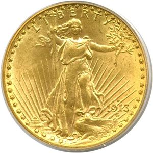 image for: 1913-D $20 PCGS MS64