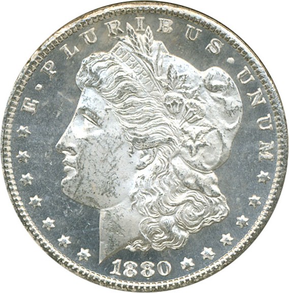 image for: 1880-CC $1  GSA Hoard/NGC MS62 PL