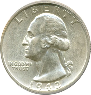 image for: 1943-S 25c ANACS AU58 (DDO-02, DMR-003)