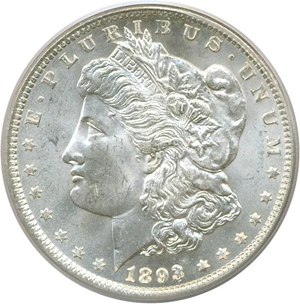 image for: 1893 $1 PCGS MS64
