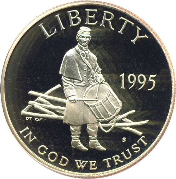 image for: 1995-S 50c Civil War PCGS Proof 67 DCameo