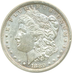 image for: Hot 50 VAM: 1880 $1 VAM 11A ANACS AU55