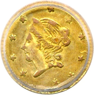 image for: Cal Gold: 1869 50c BG-1009 ICG AU55