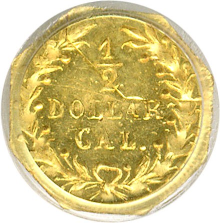 image for: Cal Gold: 1872 50c BG-939 PCGS MS63 