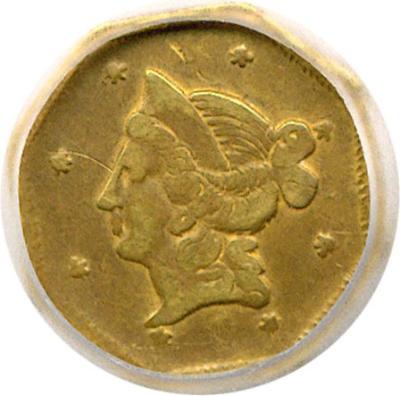 image for: Cal Gold: 1853 $1 BG-519 ICG VF30  