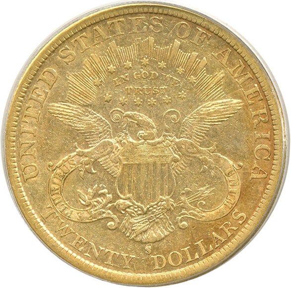 image for: 1881-S $20  PCGS XF40 