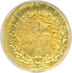 image for: Cal Gold: 1873 $1 BG-1123 ICG VF30