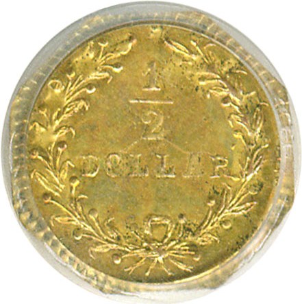 image for: Cal Gold: 1880 50c BG-954 PCGS AU58 