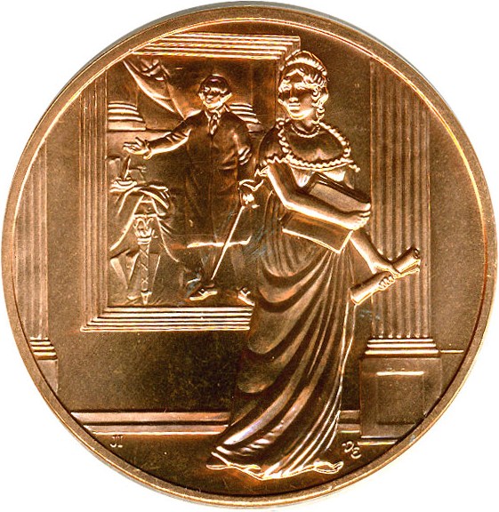 image for: 2007 Medal - Dolly Madison PCGS MS67 RD