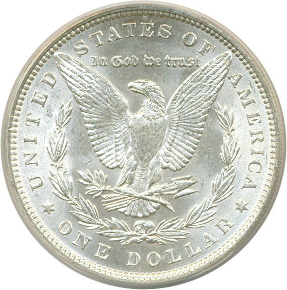 image for: Hot 50 VAM: 1886 $1 VAM 1C  ANACS MS62 