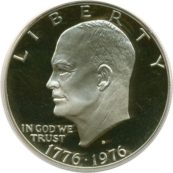 image for: 1976-S $1 Clad Ty.2 PCGS Proof 69 DCameo