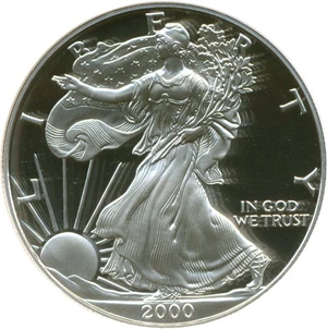 image for: 2000-P $1 Silver Eagle NGC Proof 69 UCameo