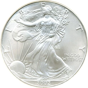 image for: 2002 $1 Silver Eagle NGC MS69