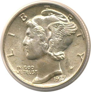 image for: 1937 10c PCGS MS66