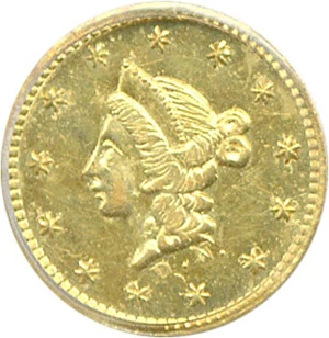 image for: Cal Gold: 1852 50c BG-407 PCGS AU58