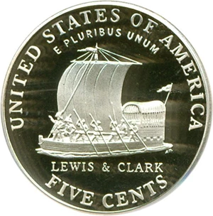 image for: 2004-S 5c Keel Boat PCGS Proof 69 DCameo