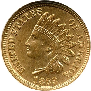 image for: 1863 1c NGC MS64