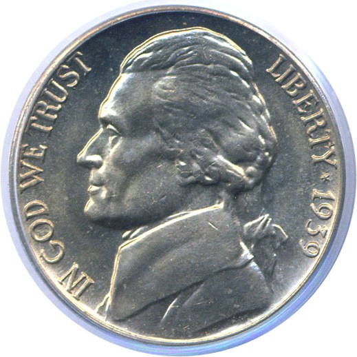 image for: 1939-D 5c  PCGS MS65