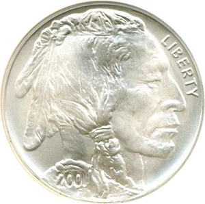 image for: 2001-D $1 Buffalo NGC MS69