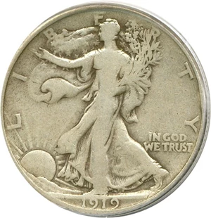 image for: 1919 50c PCGS VG10