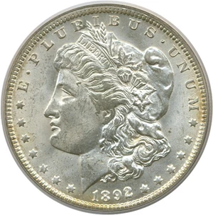 image for: 1892-O $1 PCGS MS63