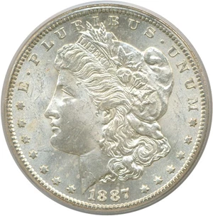 image for: 1887-S $1 PCGS MS63
