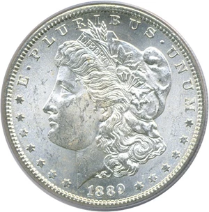 image for: 1889-S $1 PCGS MS63