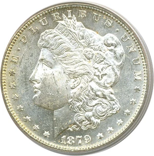 image for: 1879-S $1 Rev.'78 PCGS MS62
