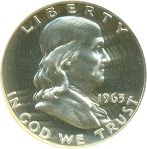 image for: 1963 50c NGC Proof 67 Cameo
