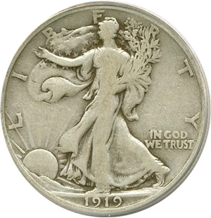 image for: 1919 50c PCGS VG10