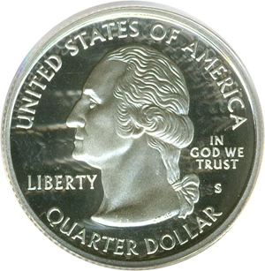 image for: 2002-S 25c Louisiana-Silver PCGS Proof 69 DCameo