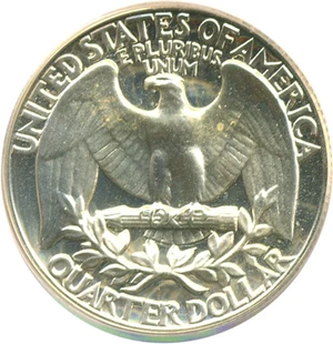 image for: 1960 25c PCGS Proof 66 Cameo