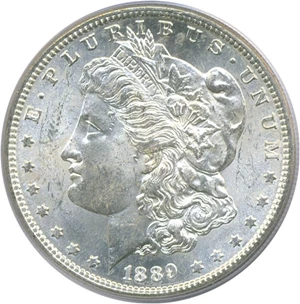 image for: 1889-S $1 PCGS MS64