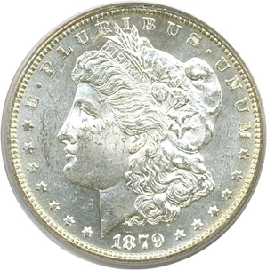 image for: 1879-S $1 Rev.'78 PCGS MS63