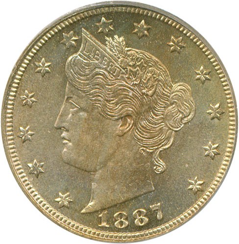 image for: 1887 5c  PCGS Proof 65 *Color*
