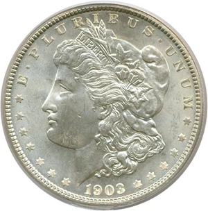 image for: 1903 $1 PCGS MS65