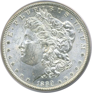 image for: 1889-S $1 PCGS MS63