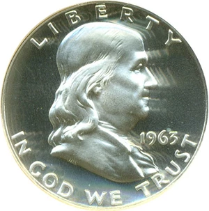 image for: 1963 50c NGC Proof 68 Cameo